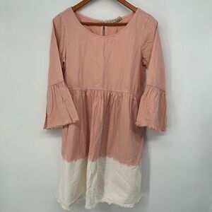 Anthropologie Holding Horses Lilibet‎ Dip Dye Ombre Bell Sleeves Women's Size 8